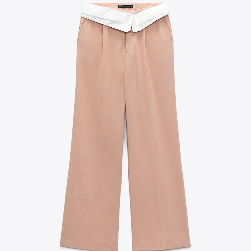 ZARA FULL-LENGTH MENSWEAR STYLE PANTS